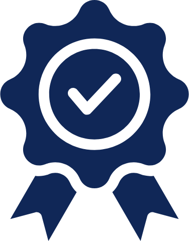 Auszeichnung mit Häkchen